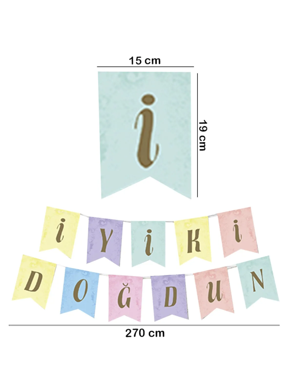 Makaron İyiki Doğdun Yazı Banner