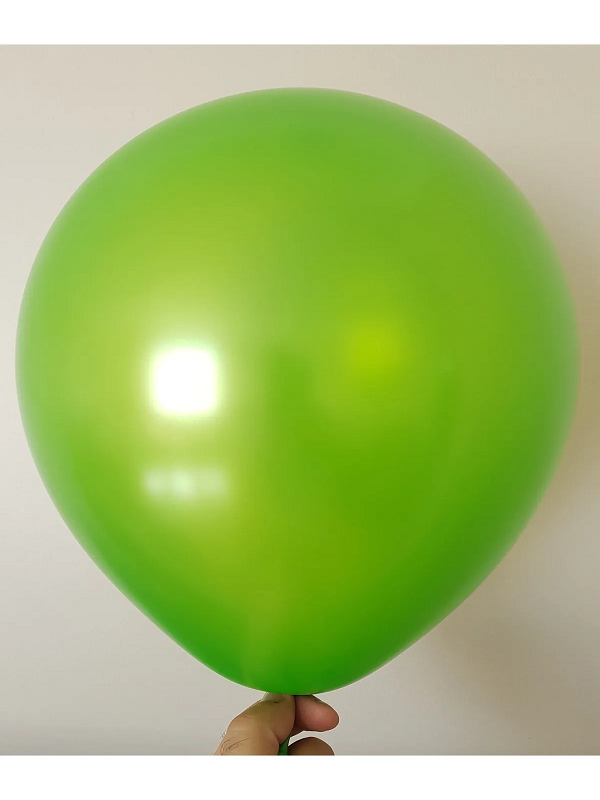 12 inch 30 cm Balon 10 Adet Metalik Fıstık Yeşili