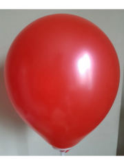 12 inch 30 cm Balon 10 Adet Metalik Kırmızı