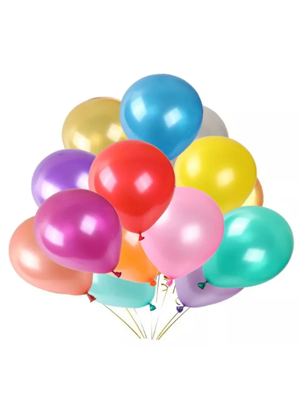 12 inch 30 cm Balon 10 Adet Karışık Renk