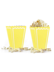 Makaron Sarı Popcorn Mısır Kutusu 8 Adet