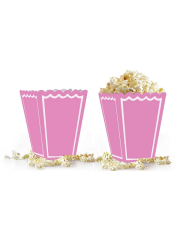 Makaron Pembe Popcorn Mısır Kutusu 8 Adet