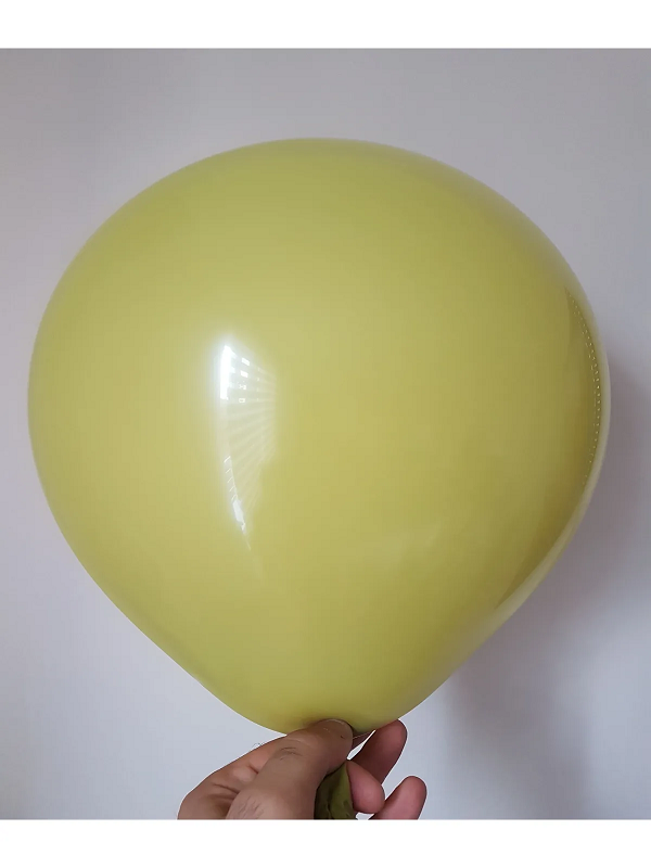 Retro Pastel Balon 10 Adet 12 Inç Zeytin