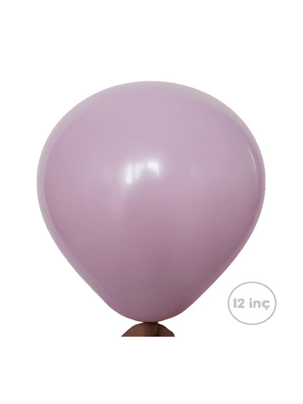 Retro Pastel Balon 10 Adet 12 Inç Toz Pembe