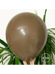 Retro Pastel Balon 10 Adet 12 Inç Çikolata - Kahve