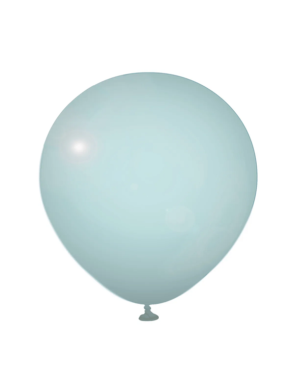 Retro Pastel Balon 10 Adet 12 Inç Fırtına Mavisi