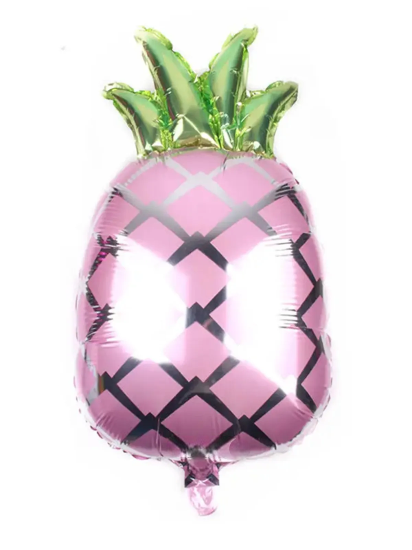 Pembe Ananas Folyo Balon 60 cm