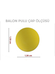 Balon Konfetisi Pulu ve Balon Pulu ROSE GOLD