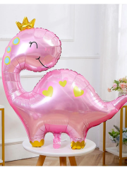 Pembe Dinozor Folyo Balon 96x67 cm