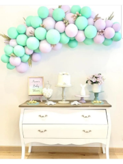 Makaron Pastel Balon Zinciri Seti 60 Balon