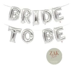 Bride To Be Folyo Balon Yazı 30 cm Gümüş