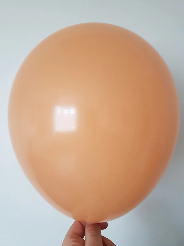 12 inch 30 cm Balon 10 Adet Karamel Pastel