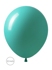 12 inch 30 cm Balon 10 Adet Deniz Yeşili